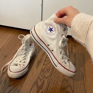 White high top converse